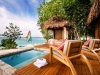 Romantic Fiji Vacations - Overwater Bure Plunge Pool Deck View