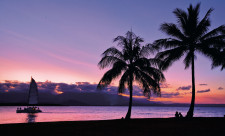 Sunset Sailing over the Coral Sea