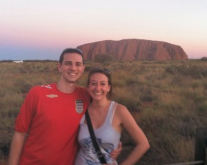 Sunset at Uluru