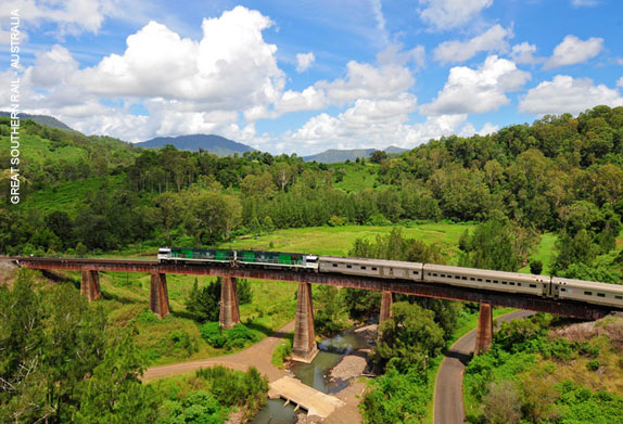 train travel New Zealand and Australia