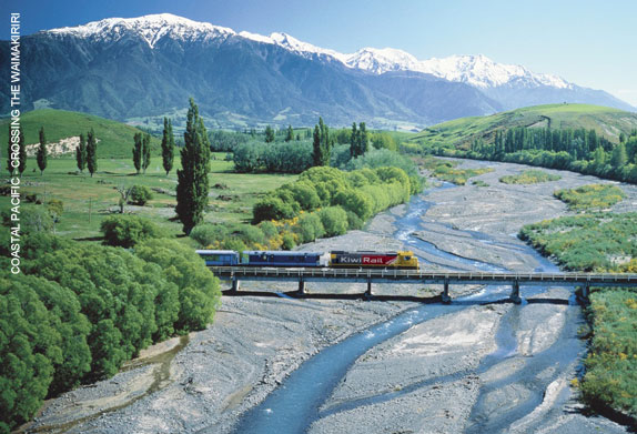 travel by train in New Zealand