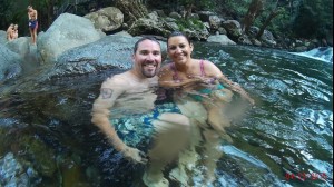 Swimming at Josephine Falls