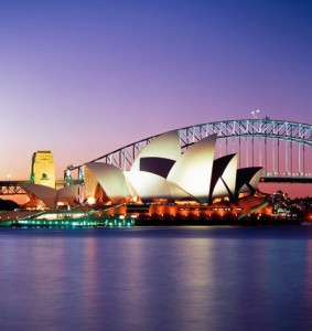 Sydney Harbour and Opera House 