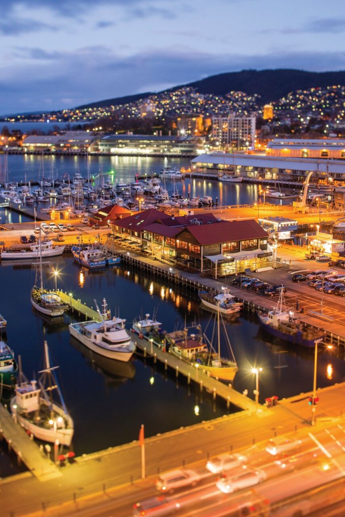 Hobart Waterfront. Photo Credit: Tourism Tasmania & Samuel Shelley