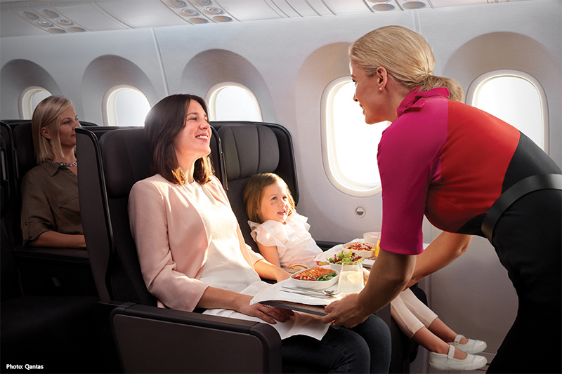 Qantas Premium Economy service