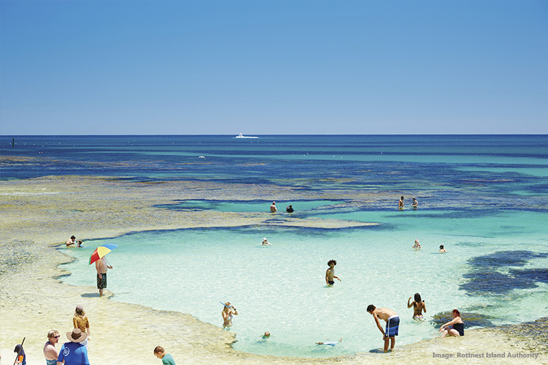 The Basin, Rottnest Island credit Rottnest Island Authority