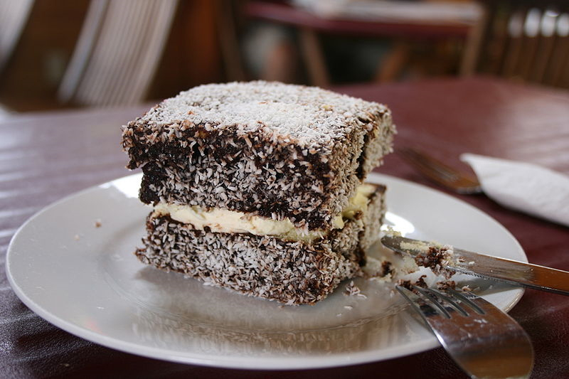 Lamingtons are an Australian food