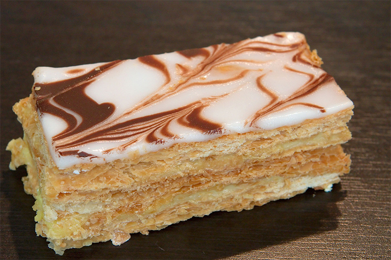 Mille-feuille vanilla slice credit George Seguin