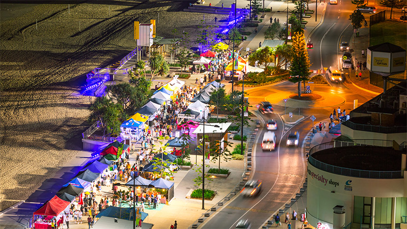 Surfers Paradise night markets