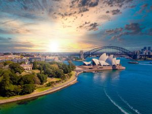 Sydney Harbor aerial